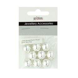 AussieSuperStore Jewellery Making Supplies JF Spacer Round Plastic 14mm JF Spacer Round Plastic 14mm | Jewellery Making Accessories 9323823100698 JF608